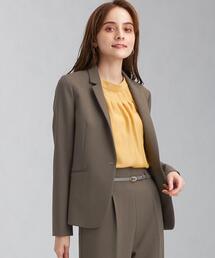 green label relaxing | ダブルクロス テーラード ジャケット -ウォッシャブル・ストレッチ・防シワ-(テーラードジャケット)