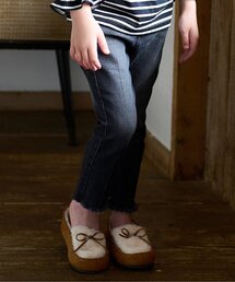 BREEZE | フリンジデニムスキニーパンツ 9分丈(デニムパンツ)