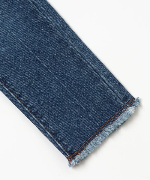 BREEZE（ブリーズ）の「フリンジデニムスキニーパンツ 9分丈_ストレッチ（デニムパンツ・キッズ・ネイビー/チャコール/ブルー・110/120/90/140/150/100/130）」の17枚目の写真