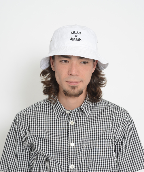 SILAS(サイラス)の「S&M BUCKET HAT(ハット・メンズ・ホワイト/ブラック/ネイビー/インディゴブルー・MEDIUM/LARGE)」の6枚目の写真
