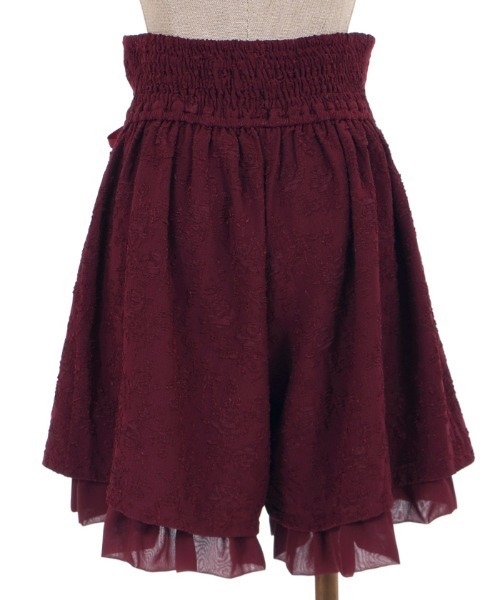 axes femme POETIQUE(アクシーズファムポエティック)の「ふくれジャカードキュロット(その他パンツ・レディース・ブラック/ネイビー/ワイン/グリーン/ブルー・MEDIUM)」の10枚目の写真