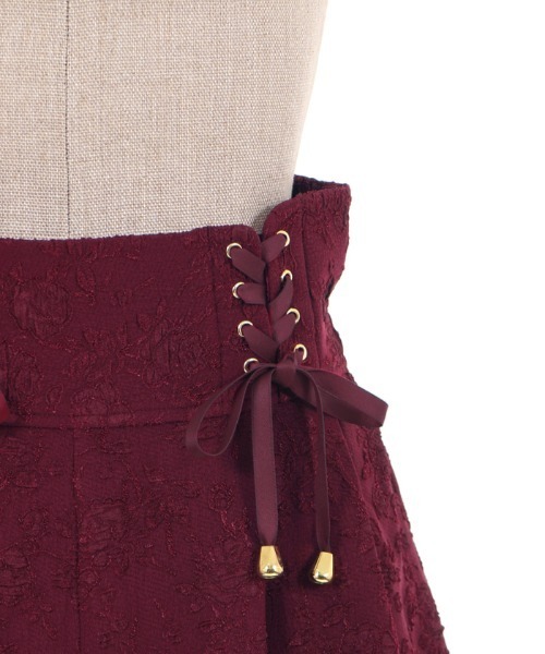 axes femme POETIQUE(アクシーズファムポエティック)の「ふくれジャカードキュロット(その他パンツ・レディース・ブラック/ネイビー/ワイン/グリーン/ブルー・MEDIUM)」の11枚目の写真