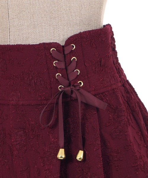 axes femme POETIQUE(アクシーズファムポエティック)の「ふくれジャカードキュロット(その他パンツ・レディース・ブラック/ネイビー/ワイン/グリーン/ブルー・MEDIUM)」の14枚目の写真