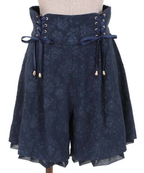 axes femme POETIQUE(アクシーズファムポエティック)の「ふくれジャカードキュロット(その他パンツ・レディース・ブラック/ネイビー/ワイン/グリーン/ブルー・MEDIUM)」の18枚目の写真