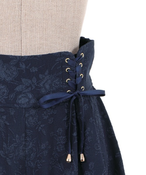 axes femme POETIQUE(アクシーズファムポエティック)の「ふくれジャカードキュロット(その他パンツ・レディース・ブラック/ネイビー/ワイン/グリーン/ブルー・MEDIUM)」の21枚目の写真