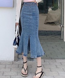 sakishimatokyo | 【ZOZO限定】サキシマamp「マーメイドデニムスカート」(デニムスカート)
