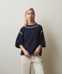 Steven Alan | ＜Steven Alan＞WOOL HALF SLEEVE PULLOVER/ニット(ニット/セーター)