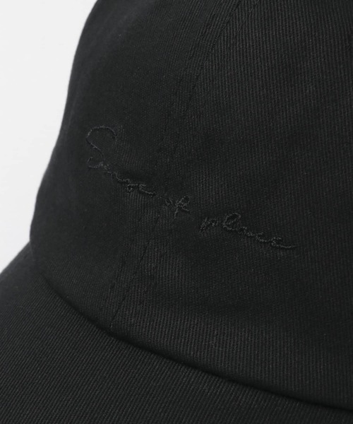 SENSE OF PLACE by URBAN RESEARCH(センスオブプレイスバイアーバンリサーチ)の「ベーシックシシュウキャップ(キャップ・メンズ・ブラック系その他/ブラック・ONE)」の6枚目の写真