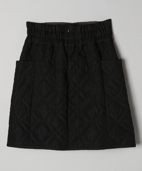 JEANASIS（ジーナシス）の「キカキルティングハイウエストミニスカート/239807（スカート・レディース・ブラック/グレイッシュベージュ・SMALL/MEDIUM）」の3枚目の写真