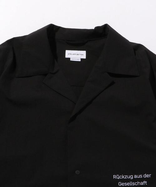 ATELIER BETON（アトリエベトン）の「＜ATELIER BETON（アトリエべトン）＞ SRT SHT BLSN/シャツ（シャツ/ブラウス・メンズ・ブラック・2/3）」の2枚目の写真