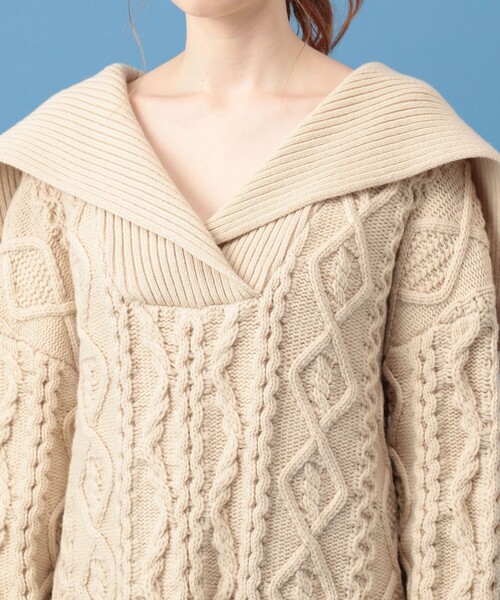 ME COUTURE（ミークチュール）の「フィッシャーマンオーバーニット