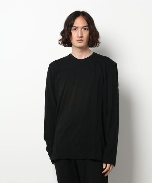 SISLEY(シスレー)の「ラウンドネック長袖Tシャツ・カットソー(Tシャツ/カットソー・メンズ・ブラック/スミクロ/ホワイト/ネイビー・X-LARGE/SMALL/LARGE/MEDIUM)」の18枚目の写真
