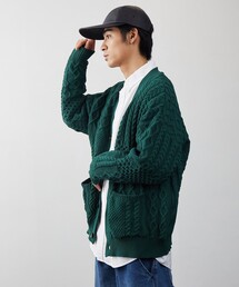FREAK'S STORE | 【洗えるニット】ケーブルカーディガン/カーディガン/イージーケア(カーディガン/ボレロ)