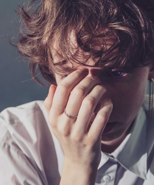 and cloud（アンドクラウド）の「Cutting Cable Chain/Cutball Chain Set Ring（リング・レディース・シルバー系その他/ゴールド系その他・S/L）」の6枚目の写真