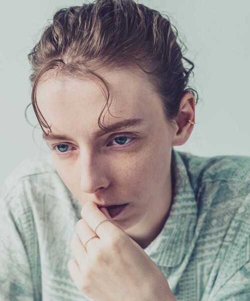 and cloud（アンドクラウド）の「Cutting Cable Chain/Cutball Chain Set Ring（リング・レディース・シルバー系その他/ゴールド系その他・S/L）」の9枚目の写真