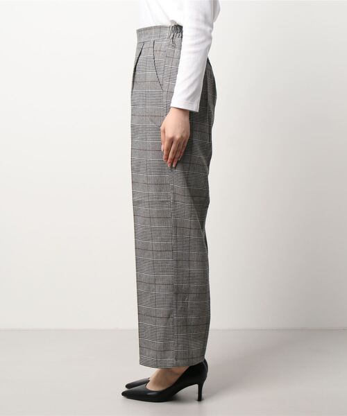 ehka sopo(エヘカソポ)の「先染めチェックパンツ(その他パンツ・レディース・グレー/ブラウン・フリ-)」の3枚目の写真