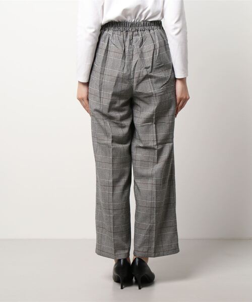 ehka sopo(エヘカソポ)の「先染めチェックパンツ(その他パンツ・レディース・グレー/ブラウン・フリ-)」の4枚目の写真