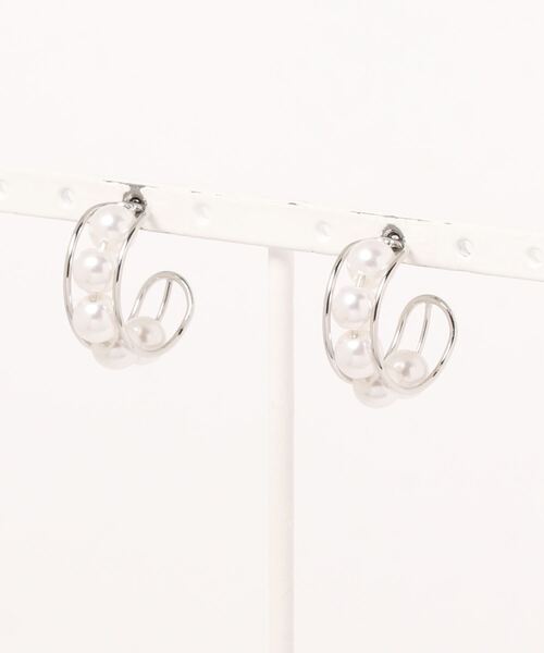 koe（コエ）の「パールピアス*（ピアス（両耳用）・レディース・A/B/E/F/G/H/I/J/D/C・FREE）」の2枚目の写真
