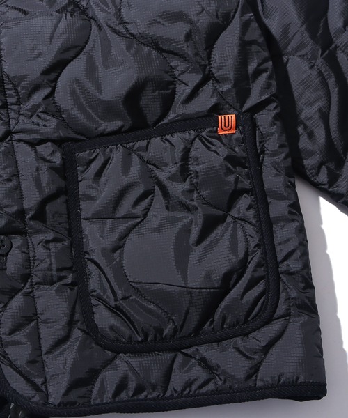 UNIVERSAL OVERALL ブラック キルティングジャケット　新品 UNIVERSAL OVERALL ブルゾン アウター 「UNIVERSAL OVERALL