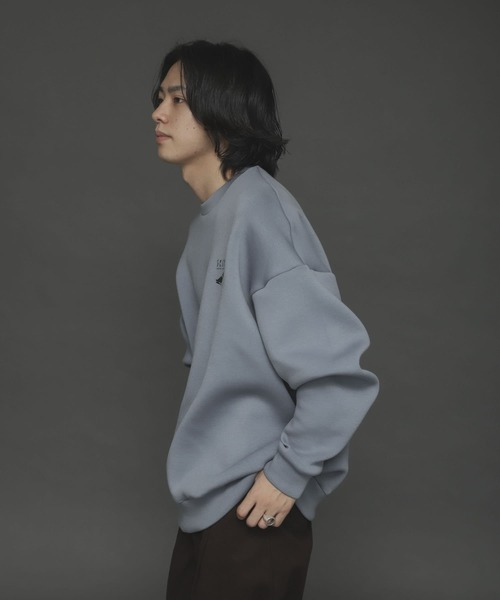 Mark Gonzales(マーク・ゴンザレス)の「『別注』Mark Gonzales × SOP マークゴンザレススフレスウェットB(スウェット・メンズ・ブラック/ブルー/ライトベージュ・MEDIUM/LARGE)」の6枚目の写真