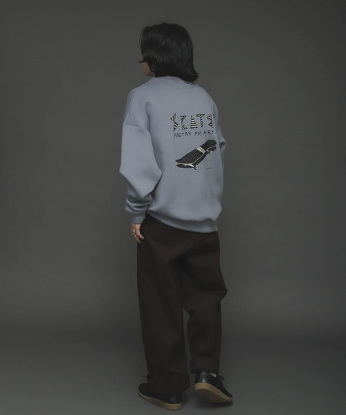 Mark Gonzales(マーク・ゴンザレス)の「『別注』Mark Gonzales × SOP マークゴンザレススフレスウェットB(スウェット・メンズ・ブラック/ブルー/ライトベージュ・MEDIUM/LARGE)」の5枚目の写真