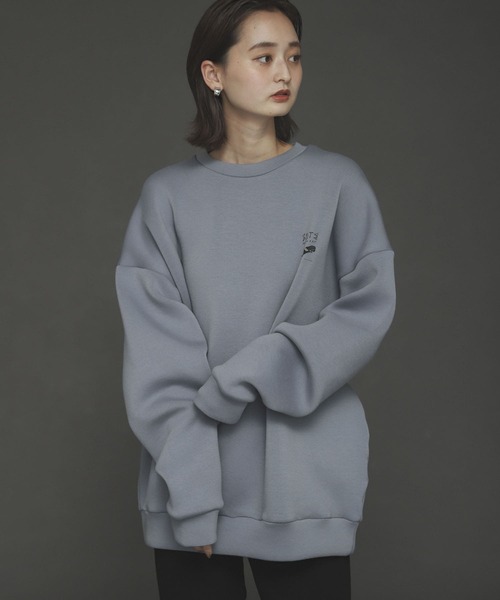 Mark Gonzales(マーク・ゴンザレス)の「『別注』Mark Gonzales × SOP マークゴンザレススフレスウェットB(スウェット・メンズ・ブラック/ブルー/ライトベージュ・MEDIUM/LARGE)」の10枚目の写真