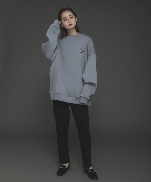 Mark Gonzales(マーク・ゴンザレス)の「『別注』Mark Gonzales × SOP マークゴンザレススフレスウェットB(スウェット・メンズ・ブラック/ブルー/ライトベージュ・MEDIUM/LARGE)」の12枚目の写真