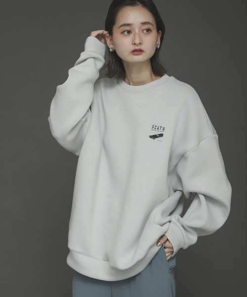 Mark Gonzales(マーク・ゴンザレス)の「『別注』Mark Gonzales × SOP マークゴンザレススフレスウェットB(スウェット・メンズ・ブラック/ブルー/ライトベージュ・MEDIUM/LARGE)」の16枚目の写真