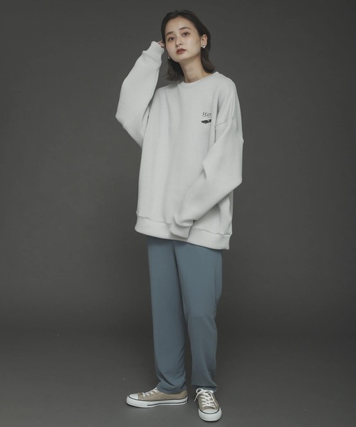 Mark Gonzales(マーク・ゴンザレス)の「『別注』Mark Gonzales × SOP マークゴンザレススフレスウェットB(スウェット・メンズ・ブラック/ブルー/ライトベージュ・MEDIUM/LARGE)」の18枚目の写真