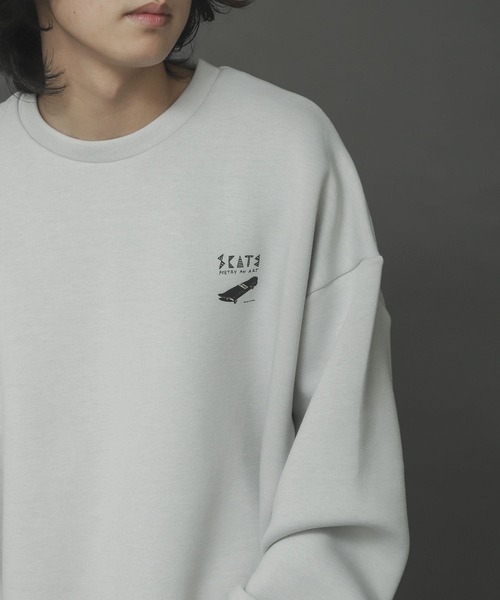 Mark Gonzales(マーク・ゴンザレス)の「『別注』Mark Gonzales × SOP マークゴンザレススフレスウェットB(スウェット・メンズ・ブラック/ブルー/ライトベージュ・MEDIUM/LARGE)」の21枚目の写真