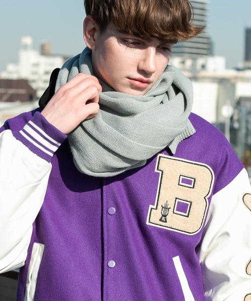 ８(eight)（エイト）の「無地マフラー大（マフラー・メンズ・チャコールグレー/ブラック/ベージュ/ブラウン/グレー/カーキ/ピンク/ブルー/アイボリー/ライトブラウン/ミント/マスタード/霜降りグレー/チョコ/ベージュ系その他/ライトベージュ・FREE）」の14枚目の写真