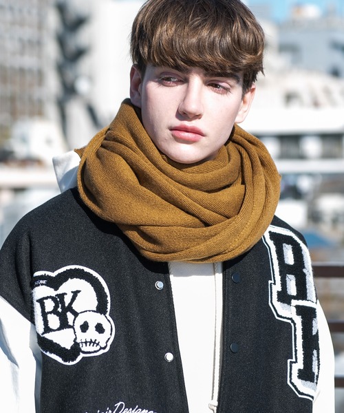 ８(eight)（エイト）の「無地マフラー大（マフラー・メンズ・チャコールグレー/ブラック/ベージュ/ブラウン/グレー/カーキ/ピンク/ブルー/アイボリー/ライトブラウン/ミント/マスタード/霜降りグレー/チョコ/ベージュ系その他/ライトベージュ・FREE）」の16枚目の写真