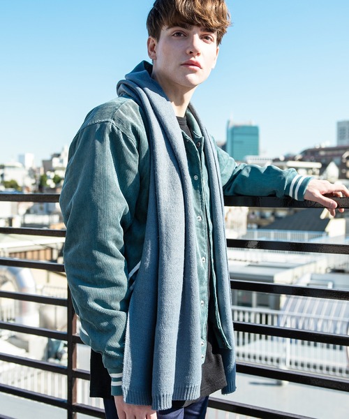 ８(eight)（エイト）の「無地マフラー大（マフラー・メンズ・チャコールグレー/ブラック/ベージュ/ブラウン/グレー/カーキ/ピンク/ブルー/アイボリー/ライトブラウン/ミント/マスタード/霜降りグレー/チョコ/ベージュ系その他/ライトベージュ・FREE）」の19枚目の写真