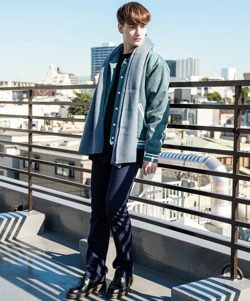 ８(eight)（エイト）の「無地マフラー大（マフラー・メンズ・チャコールグレー/ブラック/ベージュ/ブラウン/グレー/カーキ/ピンク/ブルー/アイボリー/ライトブラウン/ミント/マスタード/霜降りグレー/チョコ/ベージュ系その他/ライトベージュ・FREE）」の18枚目の写真