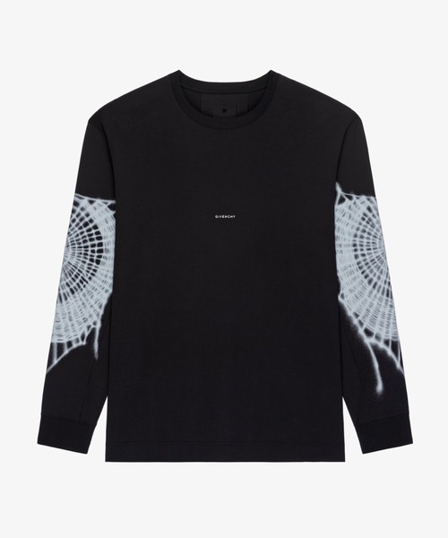 GIVENCHY(ジバンシイ)の「タグエフェクト スパイダーウェブプリント スリムTシャツ(その他トップス・メンズ・ブラック・SMALL/MEDIUM/X-SMALL)」の1枚目の写真