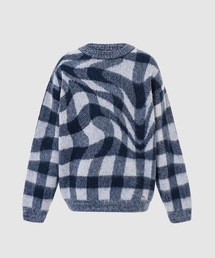 032c | CHECKED MOHAIR PULLOVER(ニット/セーター)