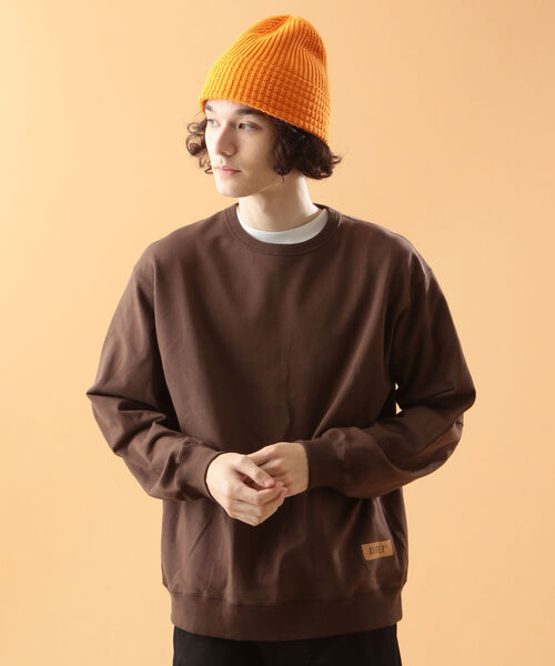AVIREX(アヴィレックス)の「ビッグロゴ スウェット 4/ L/S BIG LOGO SWEAT 4 / アヴィレックス / AVIREX(スウェット・メンズ・ブラック/ブラウン/サックスブルー/グレー系・MEDIUM/LARGE/X-LARGE/XX-LARGE)」の6枚目の写真