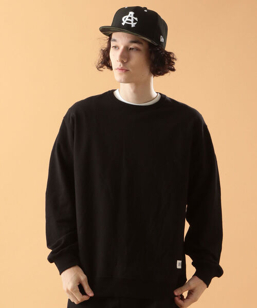 AVIREX(アヴィレックス)の「ビッグロゴ スウェット 4/ L/S BIG LOGO SWEAT 4 / アヴィレックス / AVIREX(スウェット・メンズ・ブラック/ブラウン/サックスブルー/グレー系・MEDIUM/LARGE/X-LARGE/XX-LARGE)」の8枚目の写真