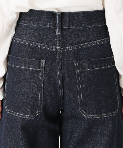 JOURNAL STANDARD（ジャーナルスタンダード）の「12.5oz ワイドタックデニムパンツ◆（デニムパンツ・レディース・ブルー/イエロー/ネイビー・36/38）」の17枚目の写真