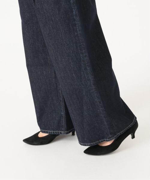 JOURNAL STANDARD（ジャーナルスタンダード）の「12.5oz ワイドタックデニムパンツ◆（デニムパンツ・レディース・ブルー/イエロー/ネイビー・36/38）」の21枚目の写真