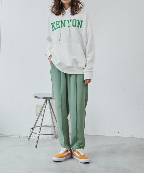 Auntie Rosa Holiday（アンティローザホリデー）の「カラーテーパードイージーパンツ（スラックス・レディース・パープル/イエロー/グリーン・SMALL/MEDIUM）」の16枚目の写真