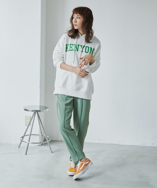 Auntie Rosa Holiday（アンティローザホリデー）の「カラーテーパードイージーパンツ（スラックス・レディース・パープル/イエロー/グリーン・SMALL/MEDIUM）」の21枚目の写真