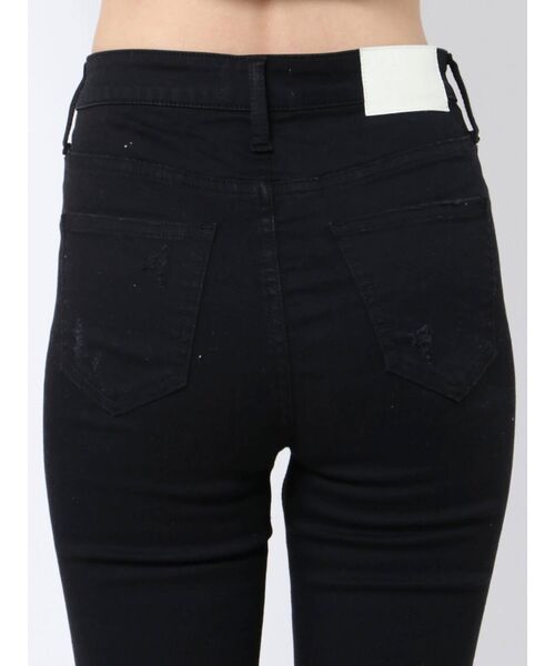 GYDA（ジェイダ）の「ハイウエストカラーダメージスキニーパンツ（その他パンツ・レディース・アイボリー/ブラック・X-SMALL/SMALL/MEDIUM）」の14枚目の写真