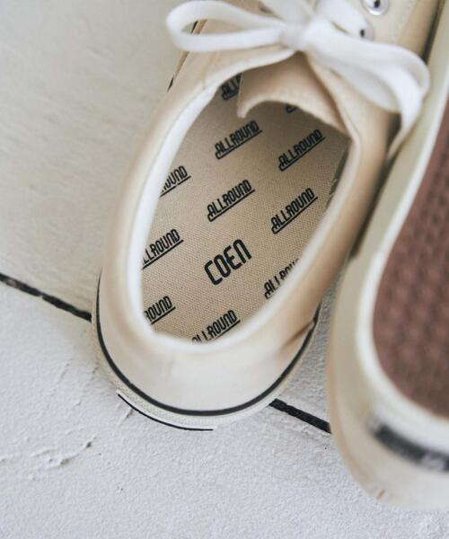 coen（コーエン）の「【ウィメンズ】ALLROUNDキャンバススニーカー（スニーカー・レディース・ブラック/オフホワイト/モカ/コバルトブルー・SMALL/MEDIUM/LARGE/X-LARGE）」の14枚目の写真