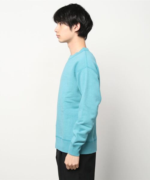 BARNS OUTFITTERS(バーンズアウトフィッターズ)の「バーンズ アウトフィッターズ BR-8441 TSURI-AMI(吊り編み)ワイド クルーネック スウェットシャツ(スウェット・メンズ・ターコイズブルー/グレー/ホワイト/ブラック・M/L)」の5枚目の写真