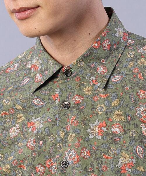 TAKEO KIKUCHI(タケオキクチ)の「◆フローラルパターン 総柄プリント シャツ(シャツ/ブラウス・メンズ・ブラウン系1/オリーブ系/ネイビー系・01/02/03/04)」の15枚目の写真