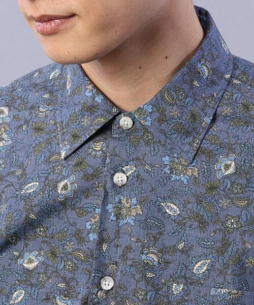 TAKEO KIKUCHI(タケオキクチ)の「◆フローラルパターン 総柄プリント シャツ(シャツ/ブラウス・メンズ・ブラウン系1/オリーブ系/ネイビー系・01/02/03/04)」の22枚目の写真