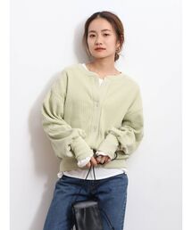 Ungrid | ショートカットルーズカーデ ( クルーネックカーディガン )(カーディガン/ボレロ)