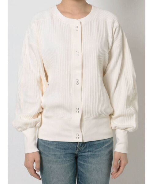 Ungrid（アングリッド）の「ショートカットルーズカーデ ( クルーネックカーディガン )（カーディガン/ボレロ・レディース・チャコールグレー/アイボリー/グリーン系その他・FREE）」の21枚目の写真