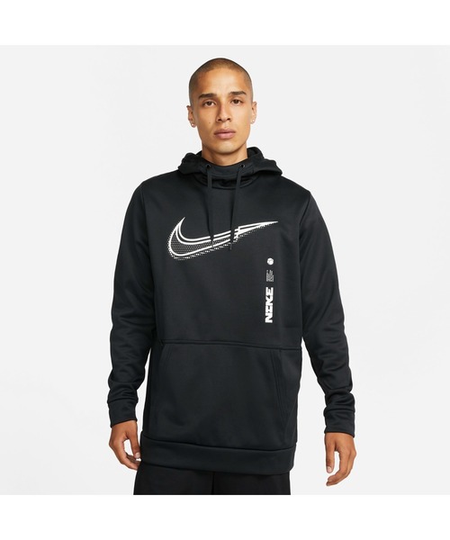 NIKE(ナイキ)の「ナイキ NIKE ナイキ TF 6MO グラフィック2 プルオーバー L/S フーディ(その他アウター・メンズ・ブラック・S/M/L/LL)」の1枚目の写真